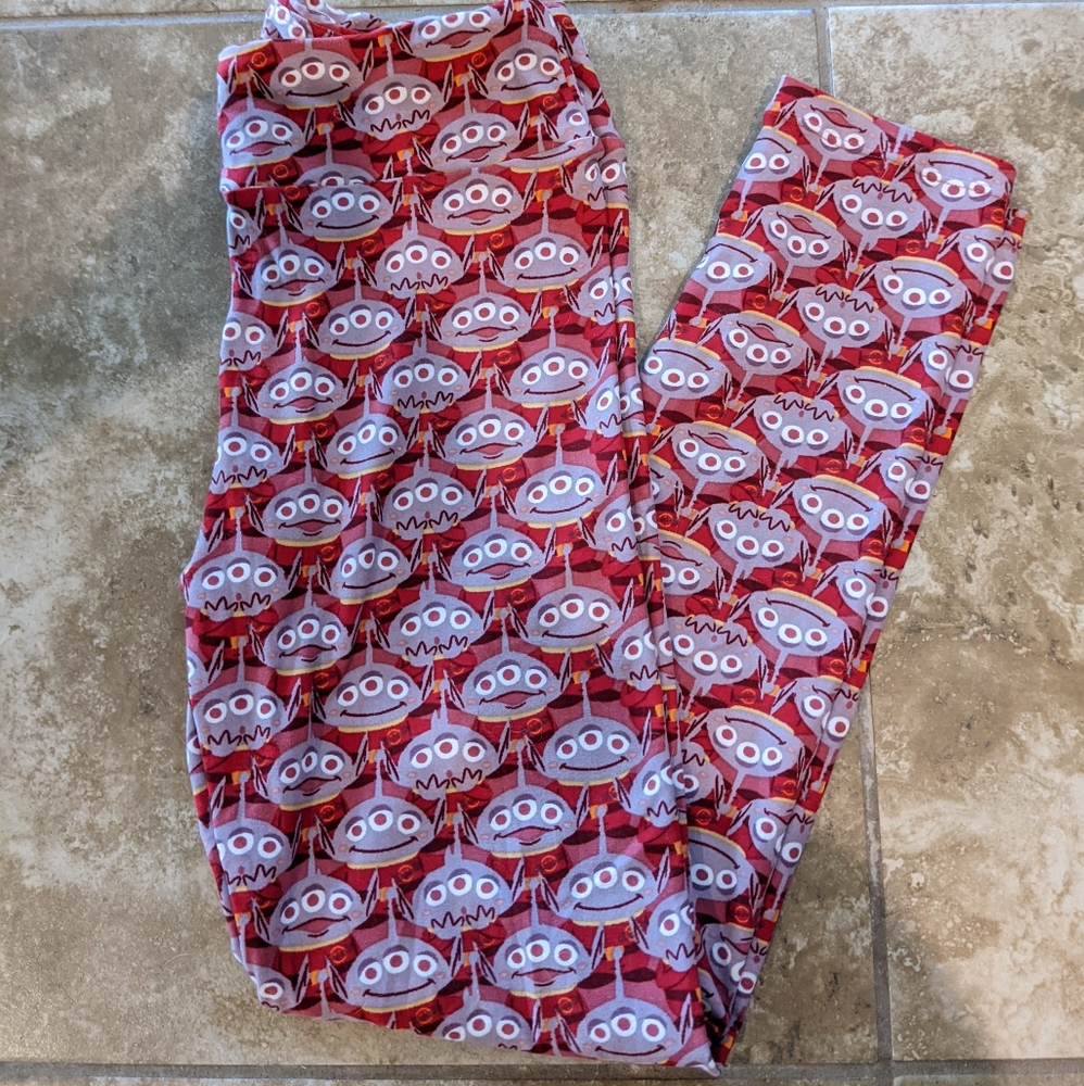 Disney toy story alien OS LuLaRoe leggings